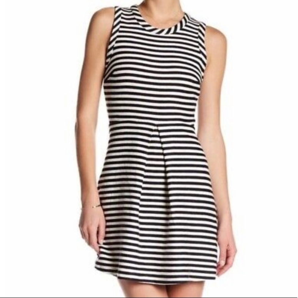Madewell Afternoon Striped Fit & Flare Dress